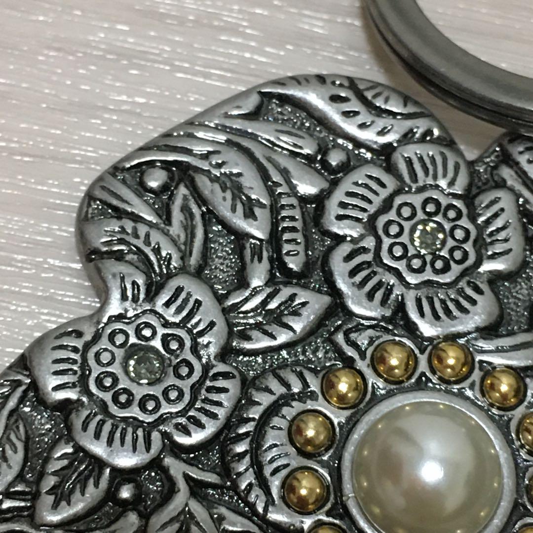 COACH ティーローズ ツールド  フラワー バックチャーム キーホルダー 花