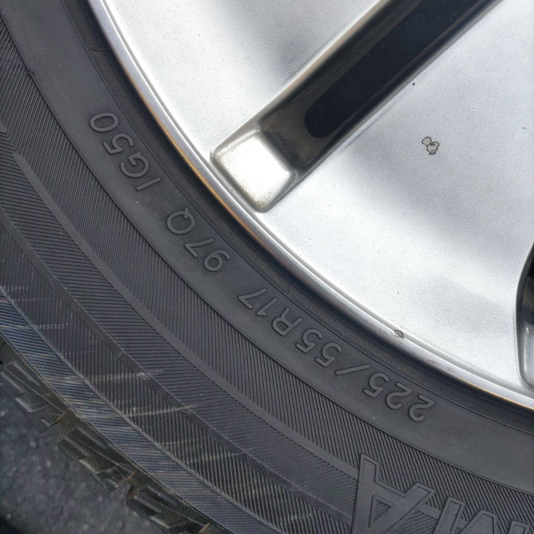 ヨコハマ スタッドレス トヨタ純正ホイール アルファード 225 55R17Yokohama BRIGHTFACE_UK