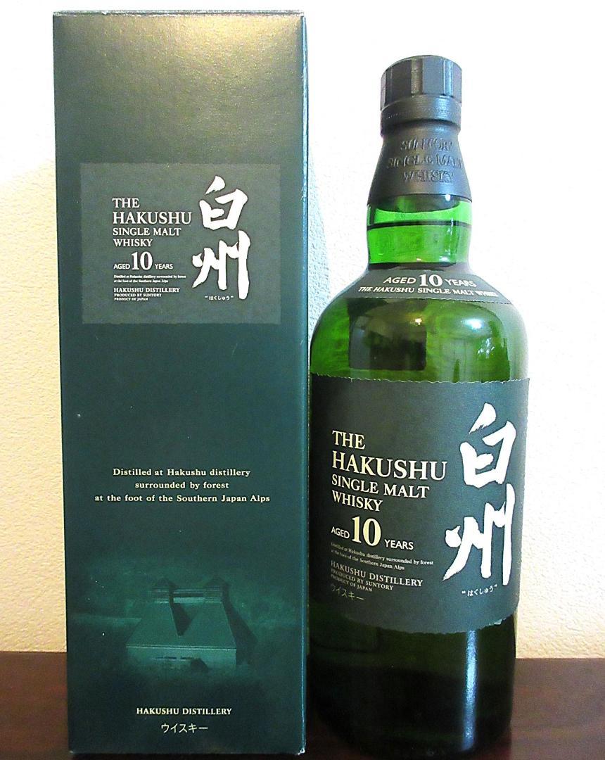 白州 シングルモルトウイスキー 10年 700ml　Hakushu 10y