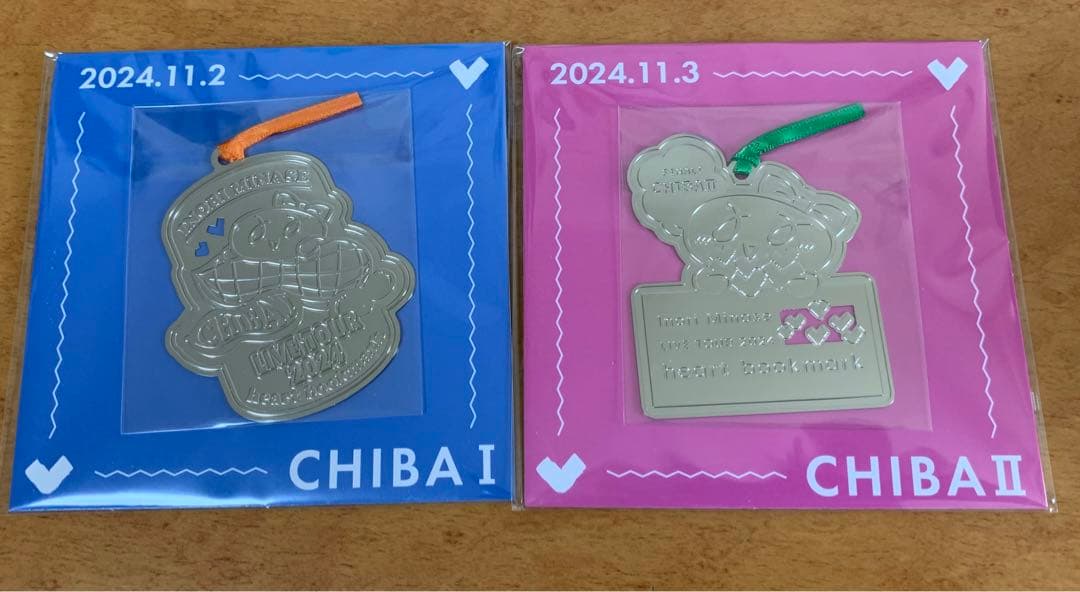 水瀬いのり 公演別メタルブックマークチャーム 千葉公演 セット