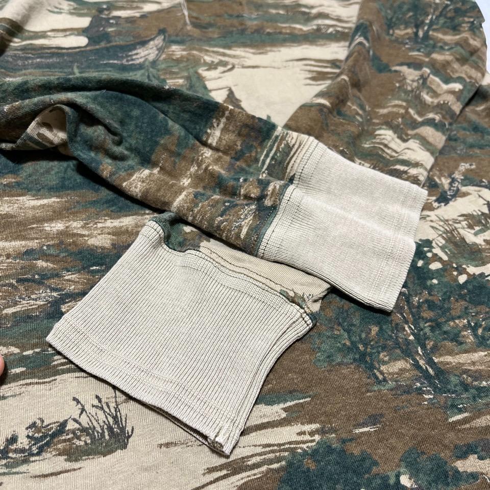 希少 RRL RALPH LAUREN カモフラ ロンティ ヘンリーネック