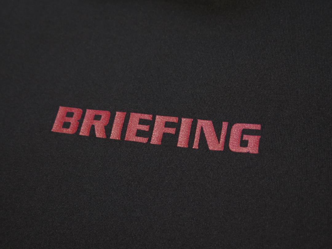 ⓁBRIEFING GOLF ブリーフィングゴルフハイネック半袖シャツ ブラック
