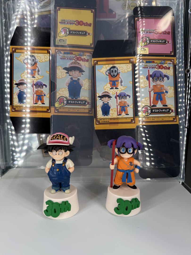 ドラゴンボール 30th 一番くじ F賞 トリヤマロボ 孫悟空 アラレちゃん 美品 ドラゴンボール 一番くじ 30th F賞 ゲストフィギュア