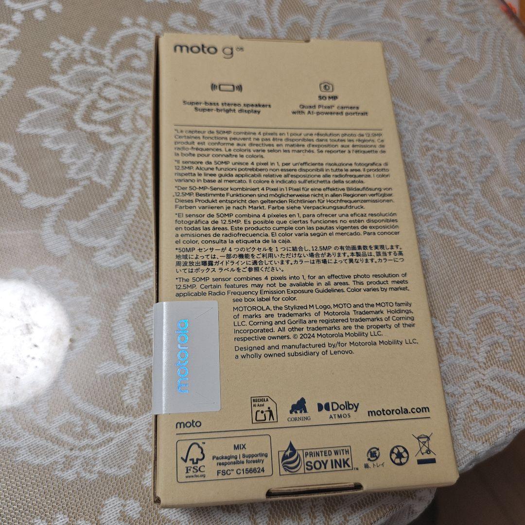 motorola moto g05 本体未使用 土日価額