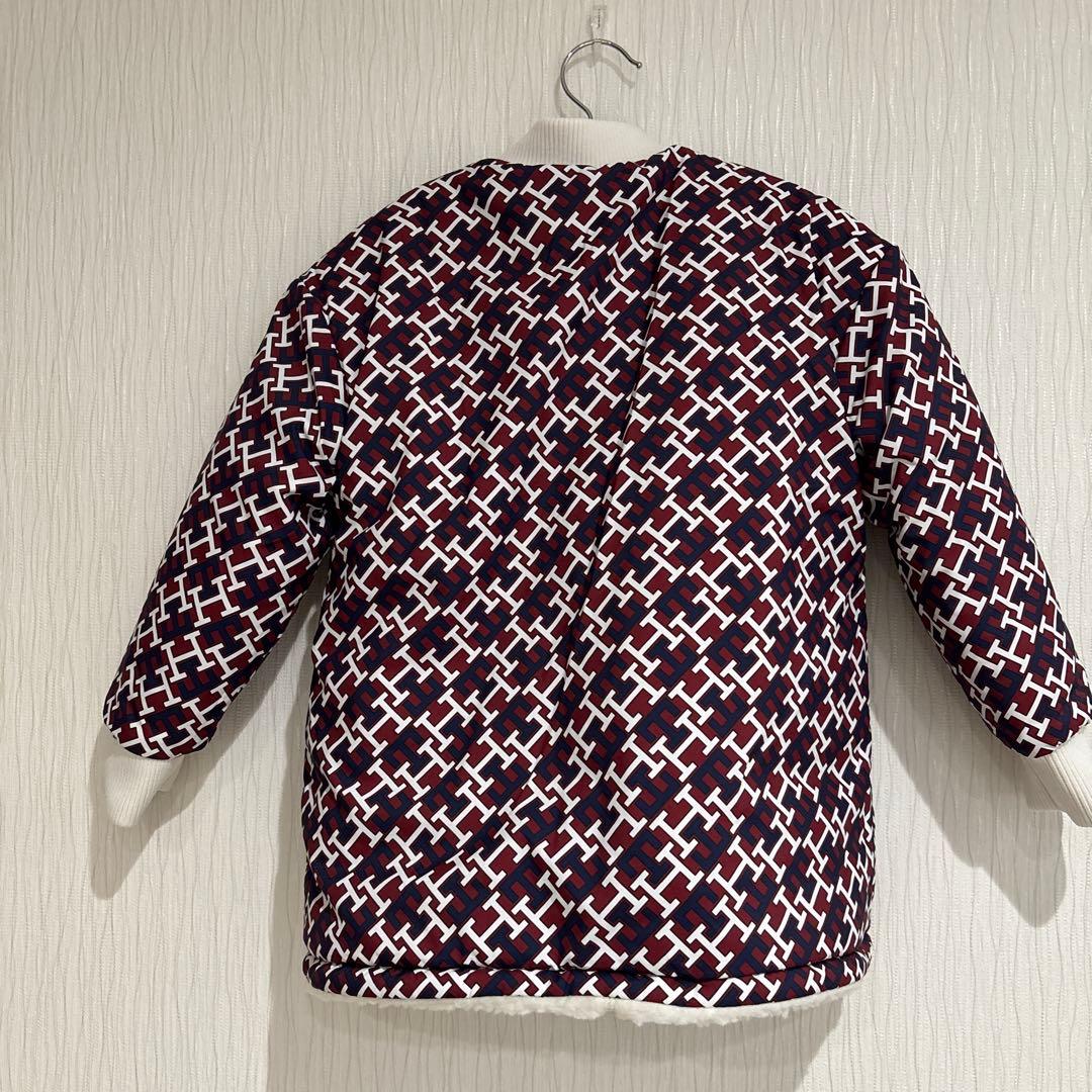 新品トミーヒルフィガーリバーシブルモノグラムテディコートボアジャケット110㎝ 新品トミーヒルフィガーリバーシブルモノグラムテディコートボアジャケット110㎝