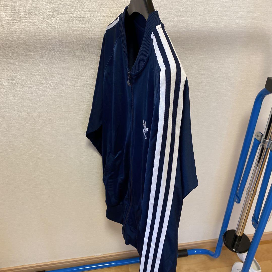 adidas トラックジャケット ネイビー