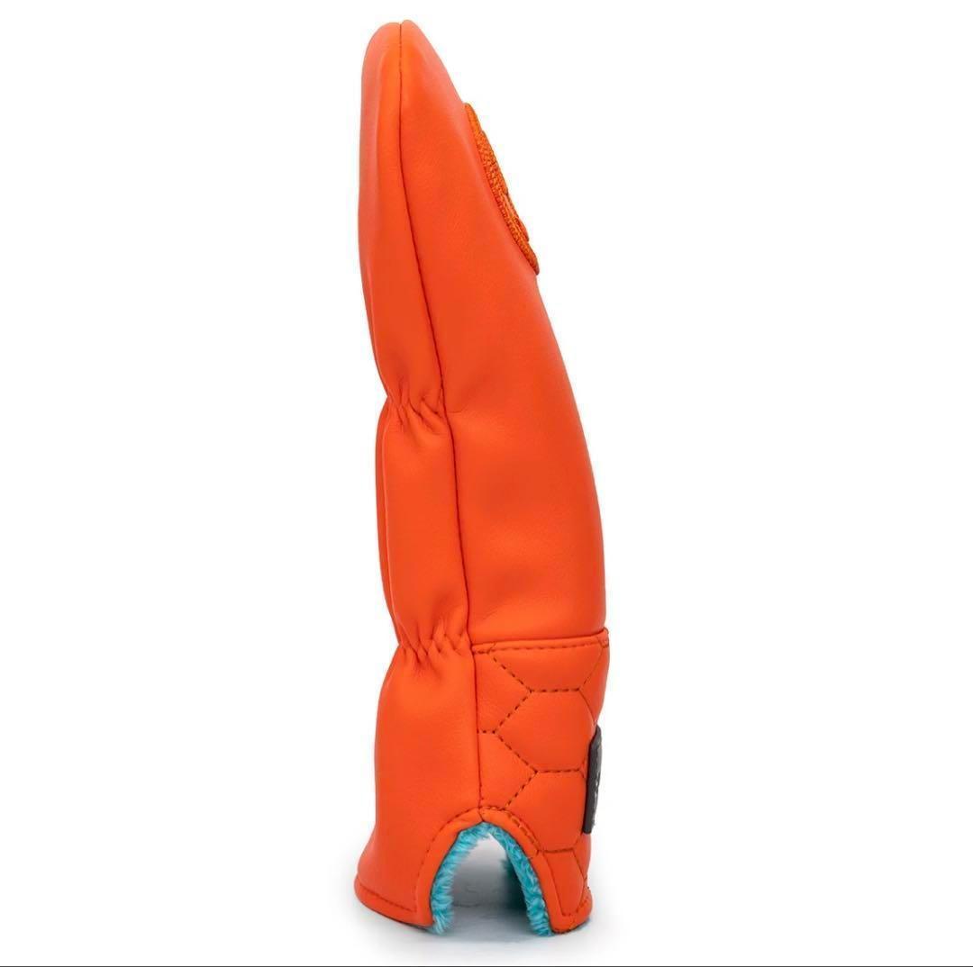 ゴルフヘッドカバー ４点セット BLENDED オレンジ 1W FW UT 新品