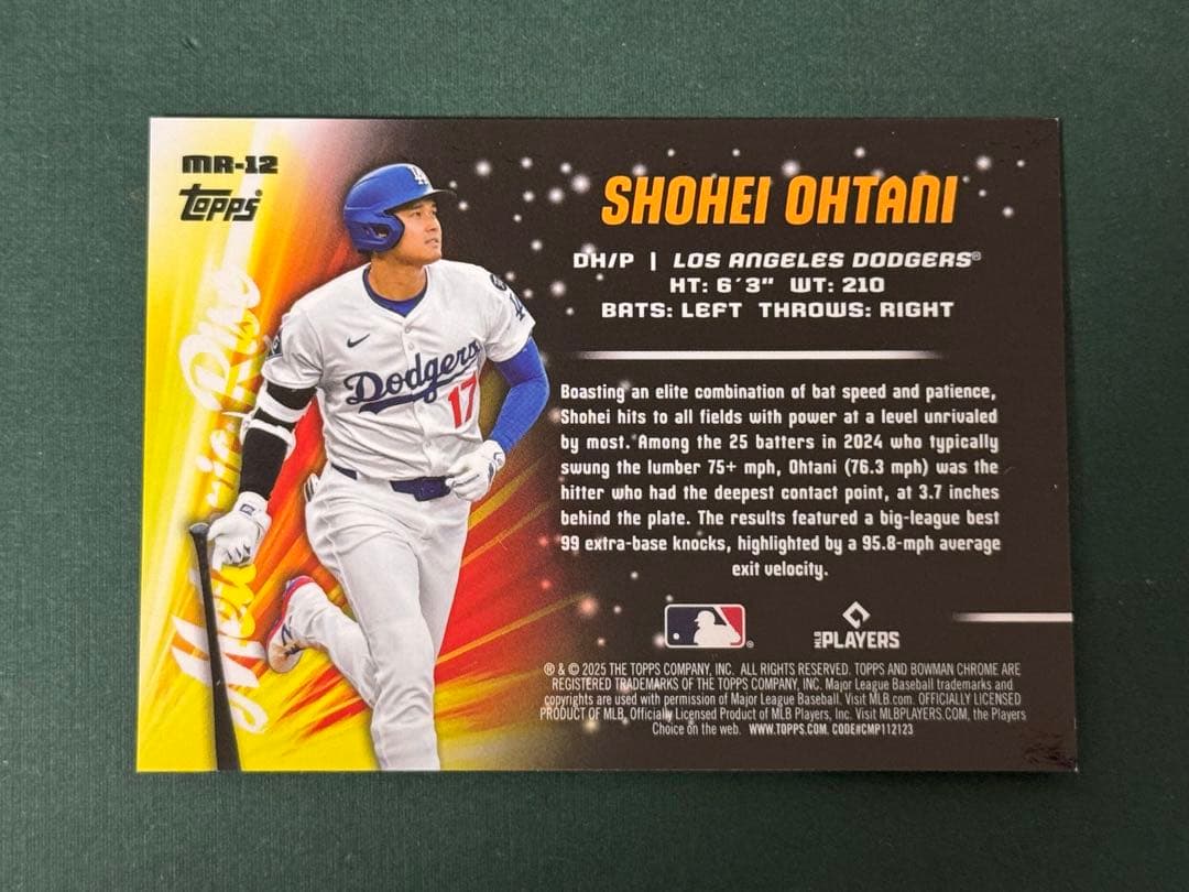 150枚 大谷翔平 2025 Bowman Chrome目立った傷や汚れなし UP786_INFO
