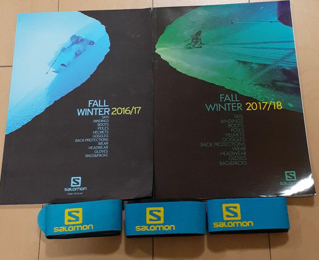 SALOMON スキーバンド ベルクロ3個セット