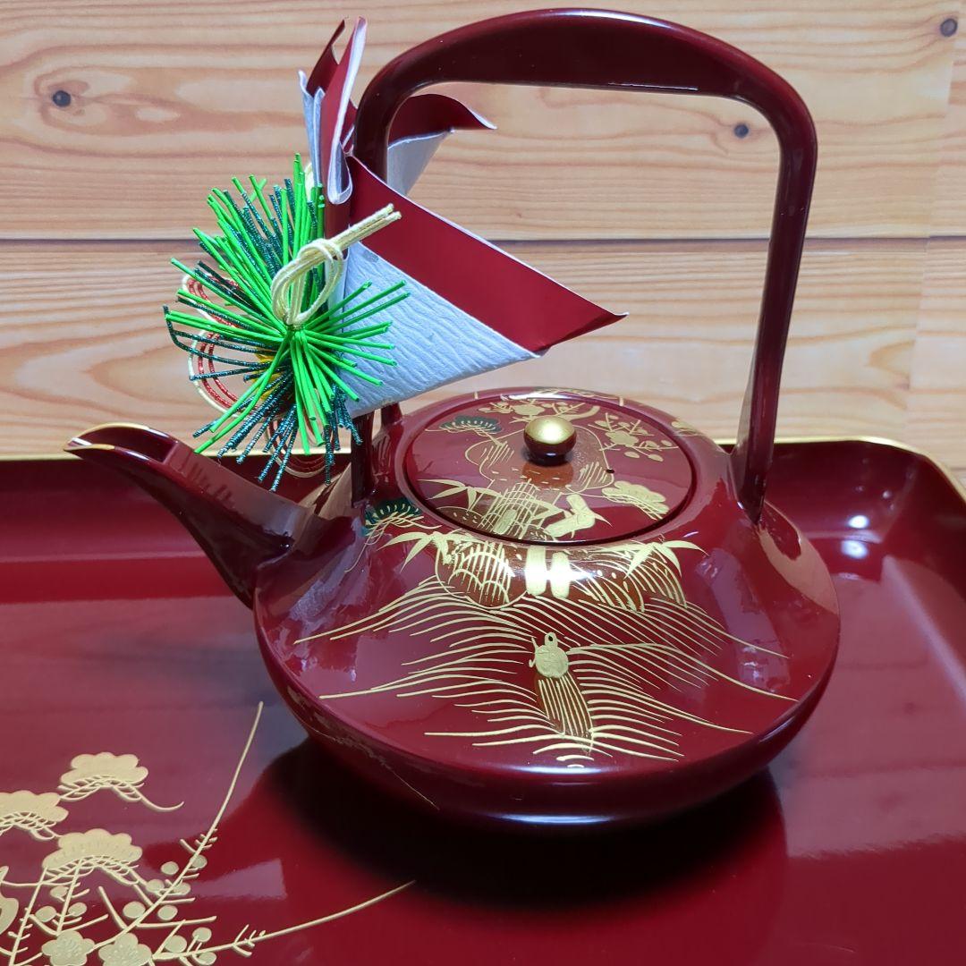 秋田川連漆器　お屠蘇セット　伝統工芸