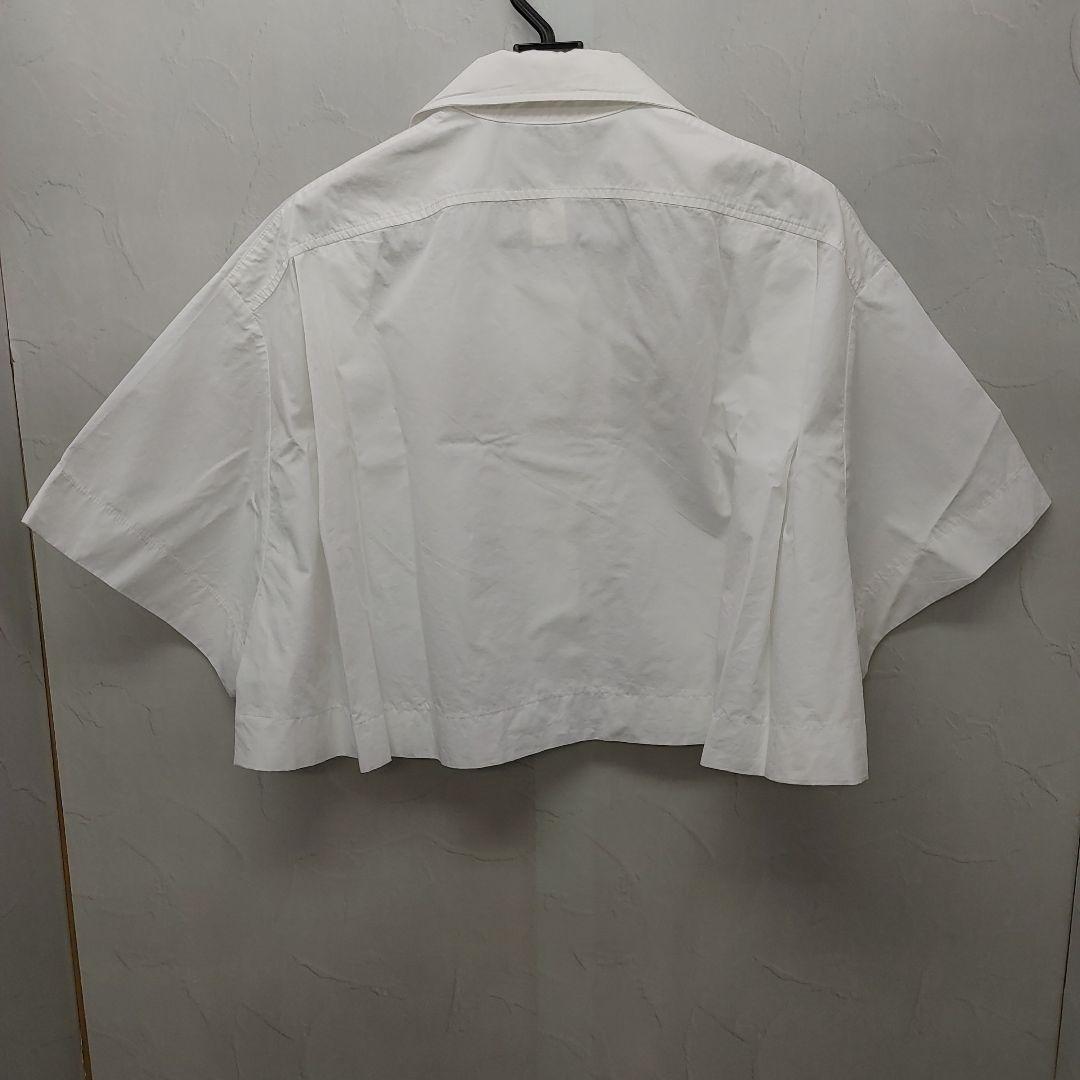 2679　PATOU白ブラウス　サイズ34 専用袋付き