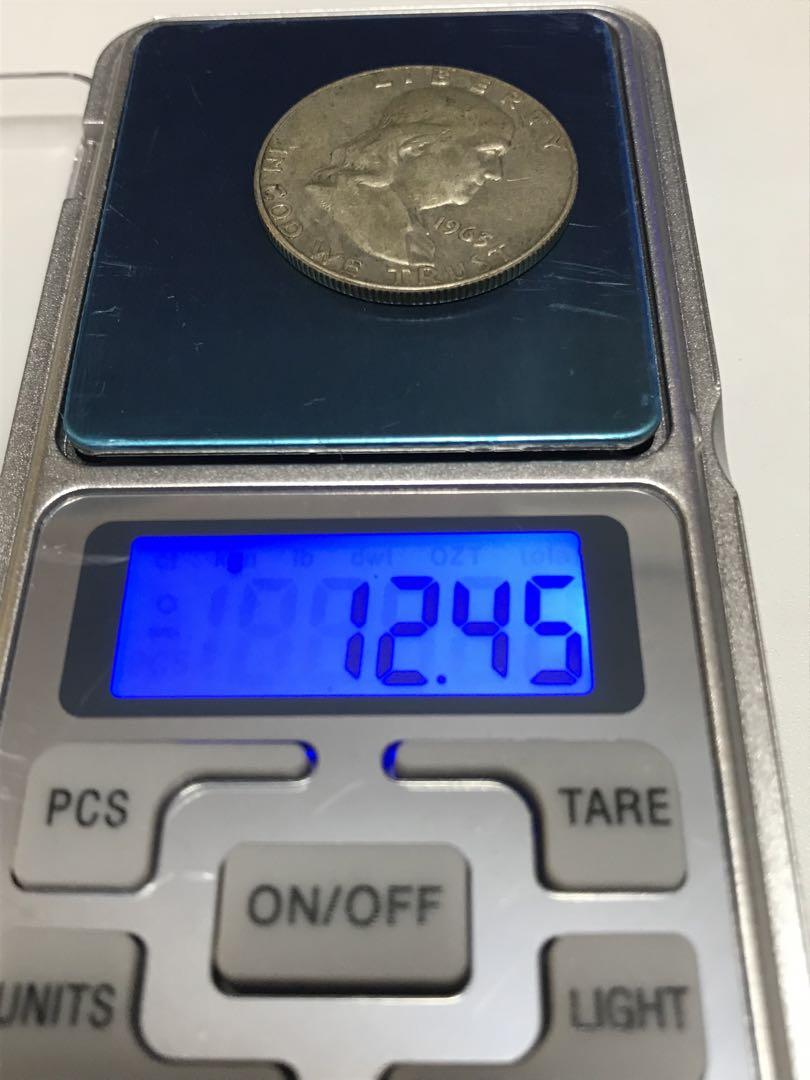 フランクリンハーフダラー銀貨1958年～1963年　5枚