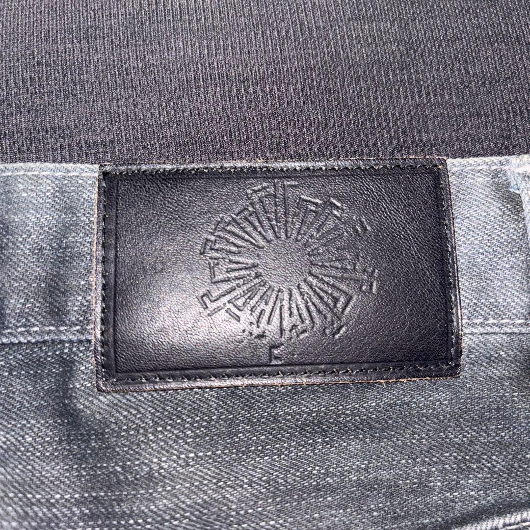 【TORNADO MART】ダークグレー スリムフィット デニム 【TORNADO MART】ダークグレー スリムフィット デニム