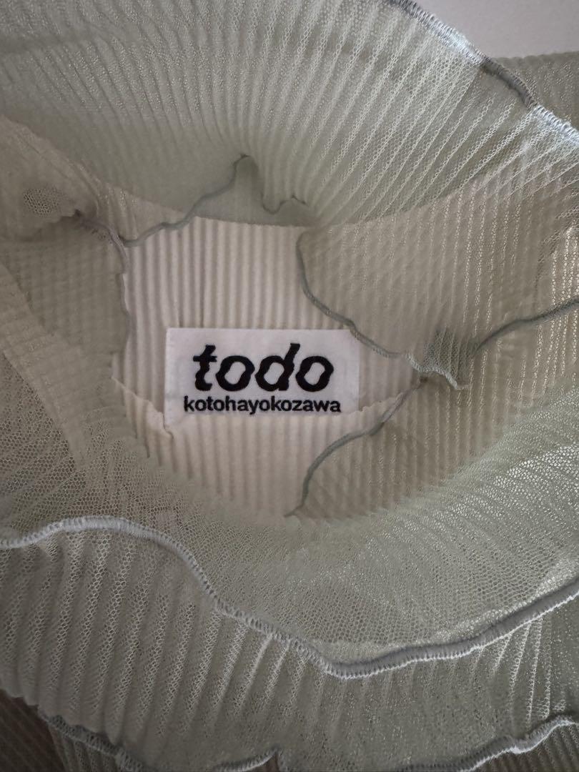 todo シースルー 長袖トップス