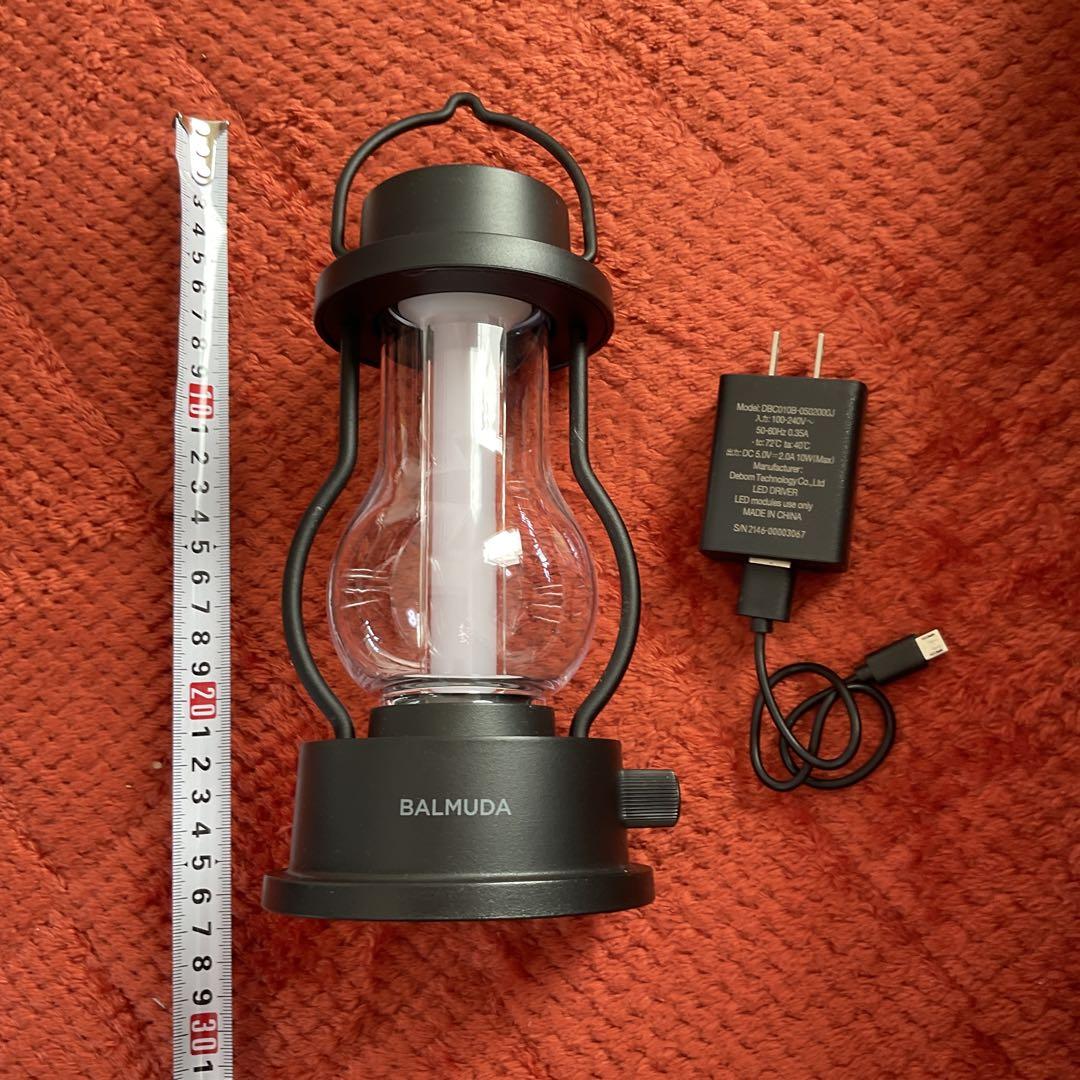 BALMUDA ランタン型ライト USB充電器付き