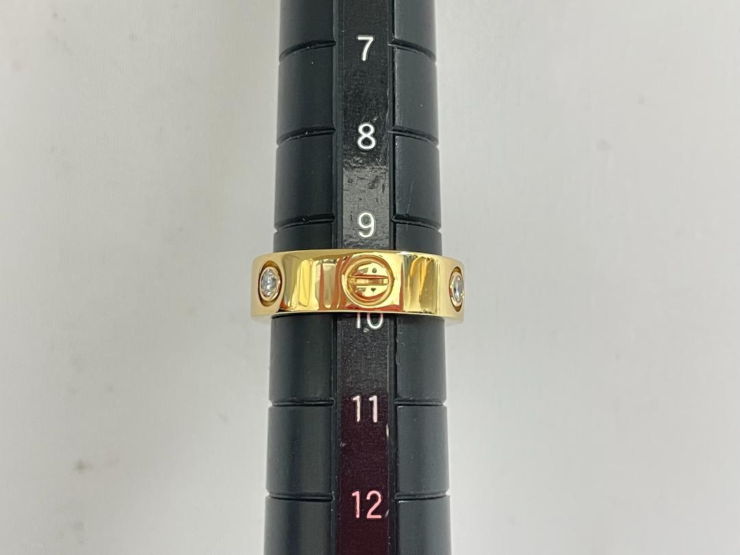 Cartier カルティエ ラブリング 750 YG 10号 8.2g 付属有