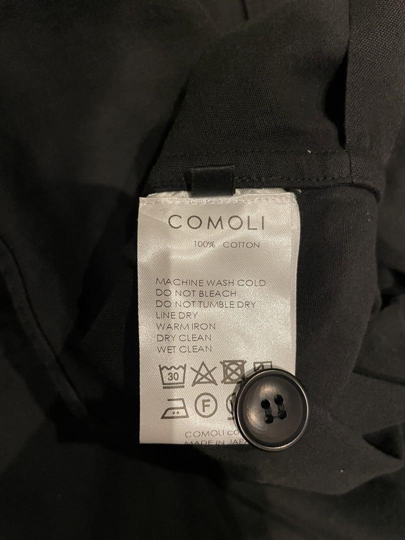 COMOLI 2024AW 製品染ジャケット　黒　2