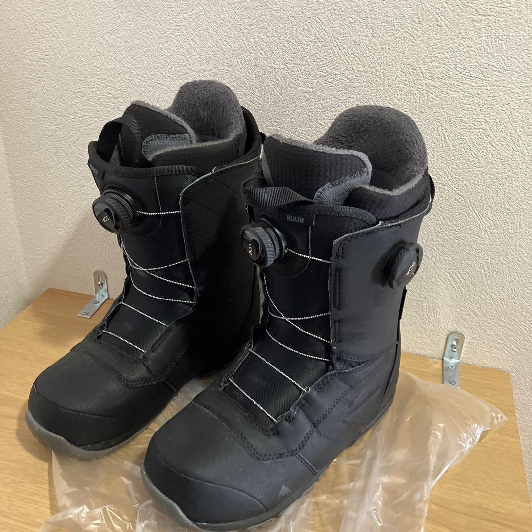 バートンブーツ26.0 ルーラーダブルBOA ブラック 美品