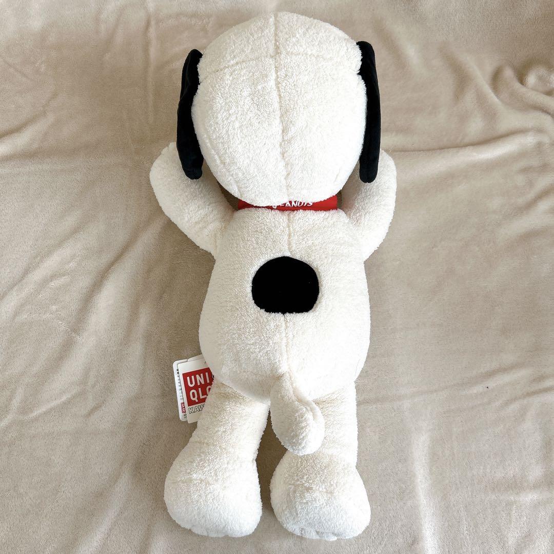 【タグ付・未使用】UNIQLO×KAWS×スヌーピー ぬいぐるみM 白黒セット