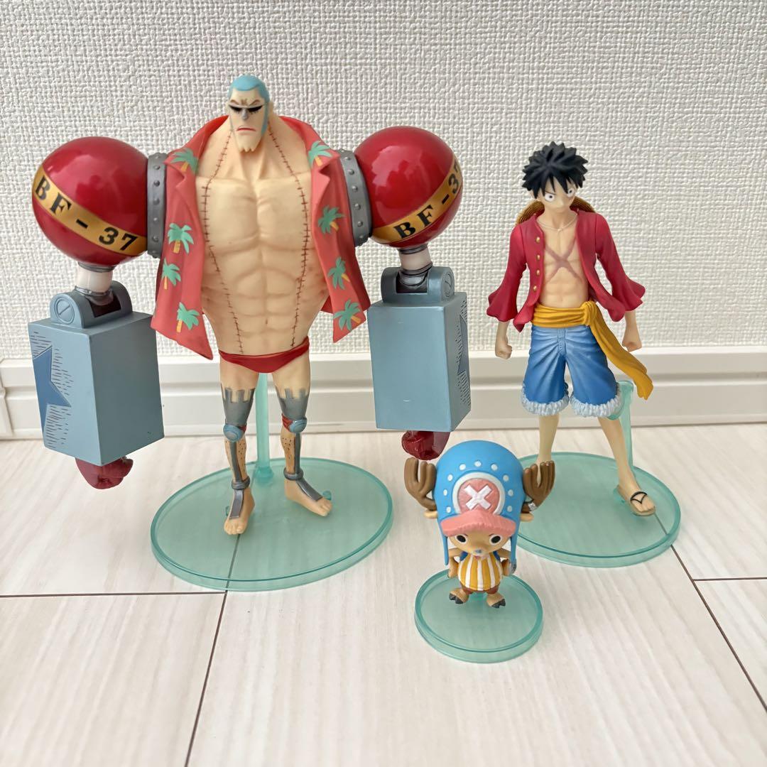 ワンピース フィギュアセット ルフィ チョッパー フランキー