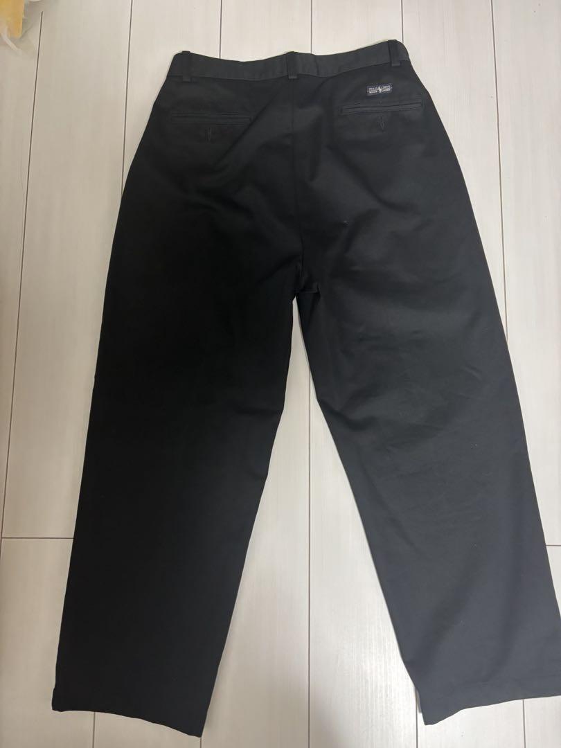 90s Ralph Laurenラルフローレン チノパン　ポロチノ　ブラック