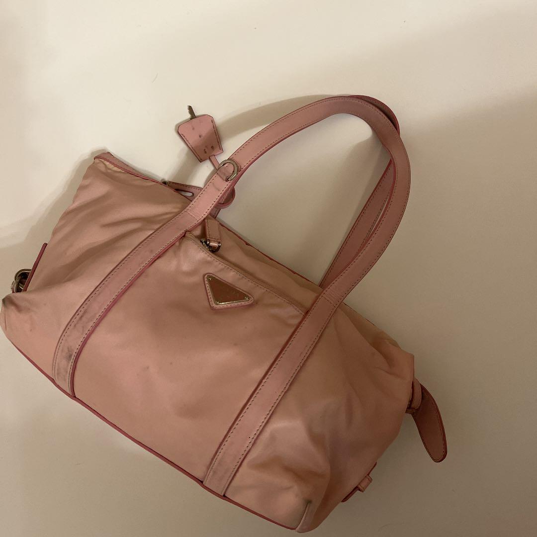 一番の贈り物 Prada プラダ トートバッグ ピンク ボストンバッグ Elocitytech Com
