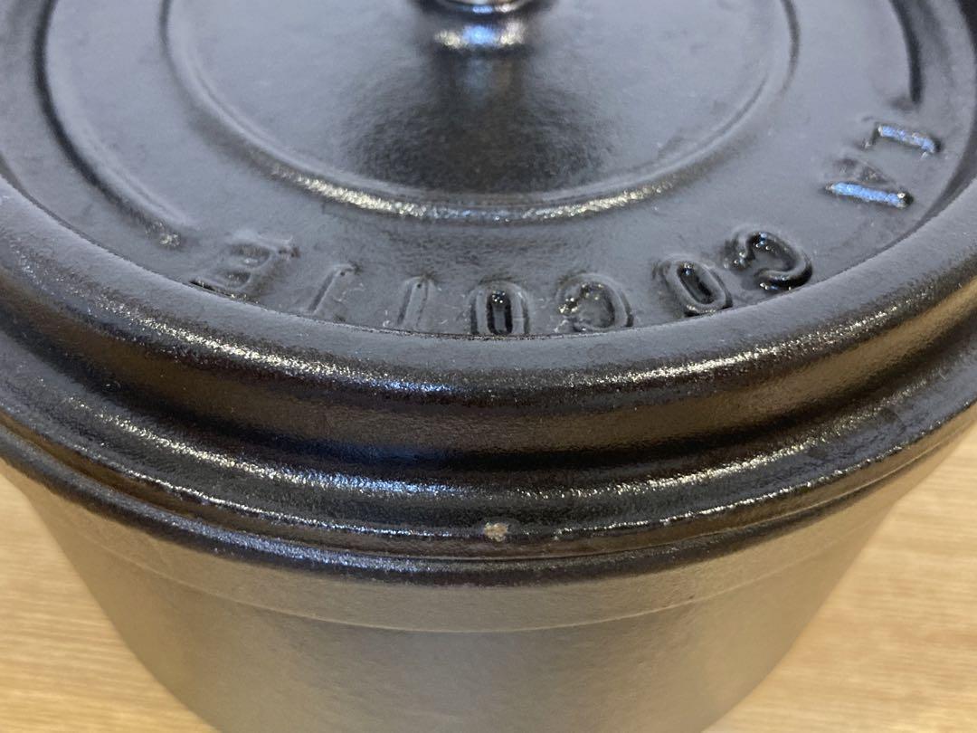 ストウブ　ココット　ラウンド　旧型　16 ブラック　BLACK 鍋　staub
