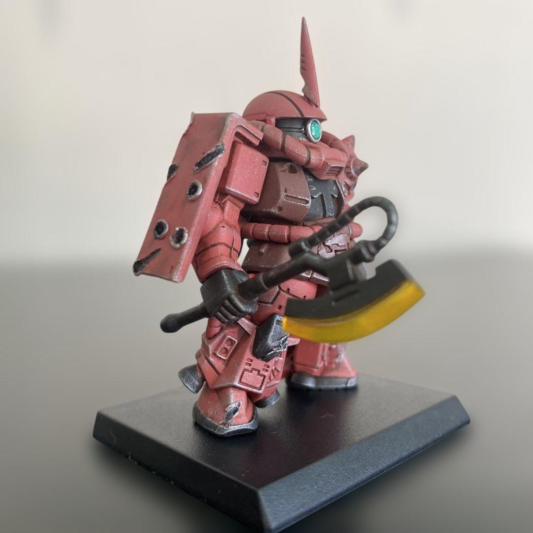 ガンダムコンバージ　ガルマ専用　高機動型　ザク　リペイント FW GUNDAM CONVERGE ガンダムコンバージ ガルマ専用 高機動型