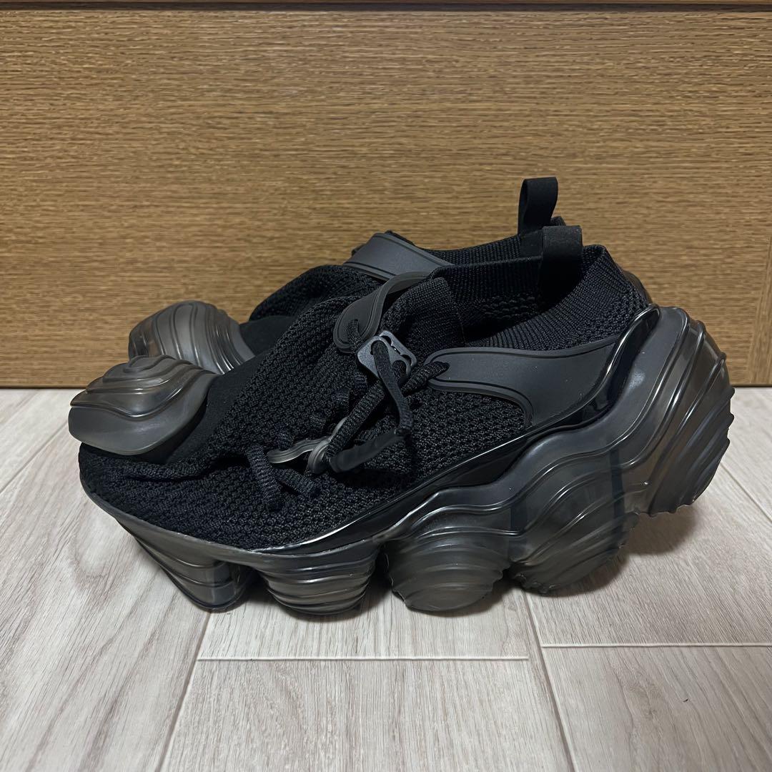 grounds OYSTER TWIST スニーカー BLACK 24cm