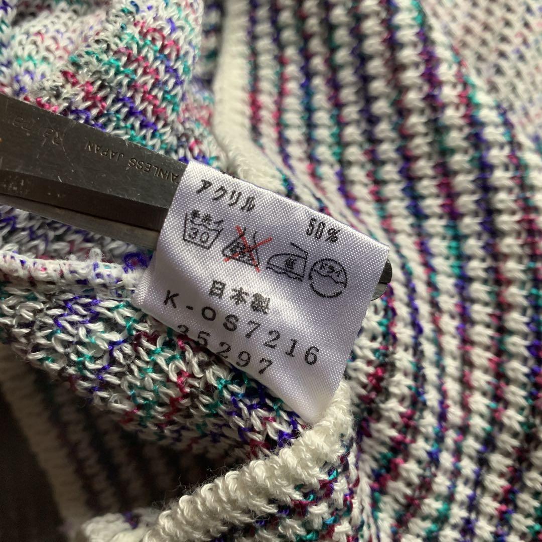 希少 90s 一点物 サマーニット レトロ 刺繍 vintage 雰囲気