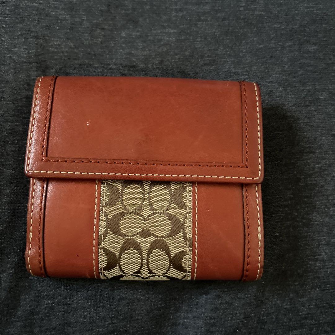 コーチ Coach 赤 財布 オールド ヴィンテージ 綺麗 コーチ ブランド