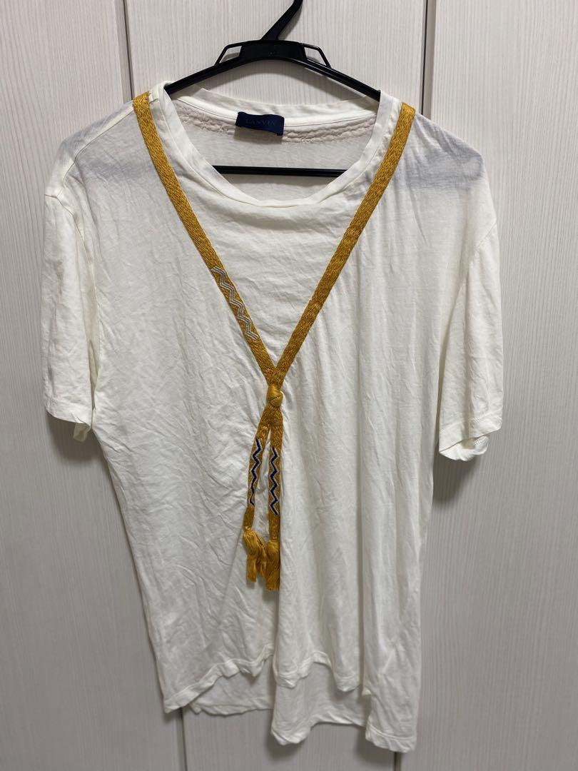 ［再値下げ］LANVIN デザインＴシャツ Sサイズ