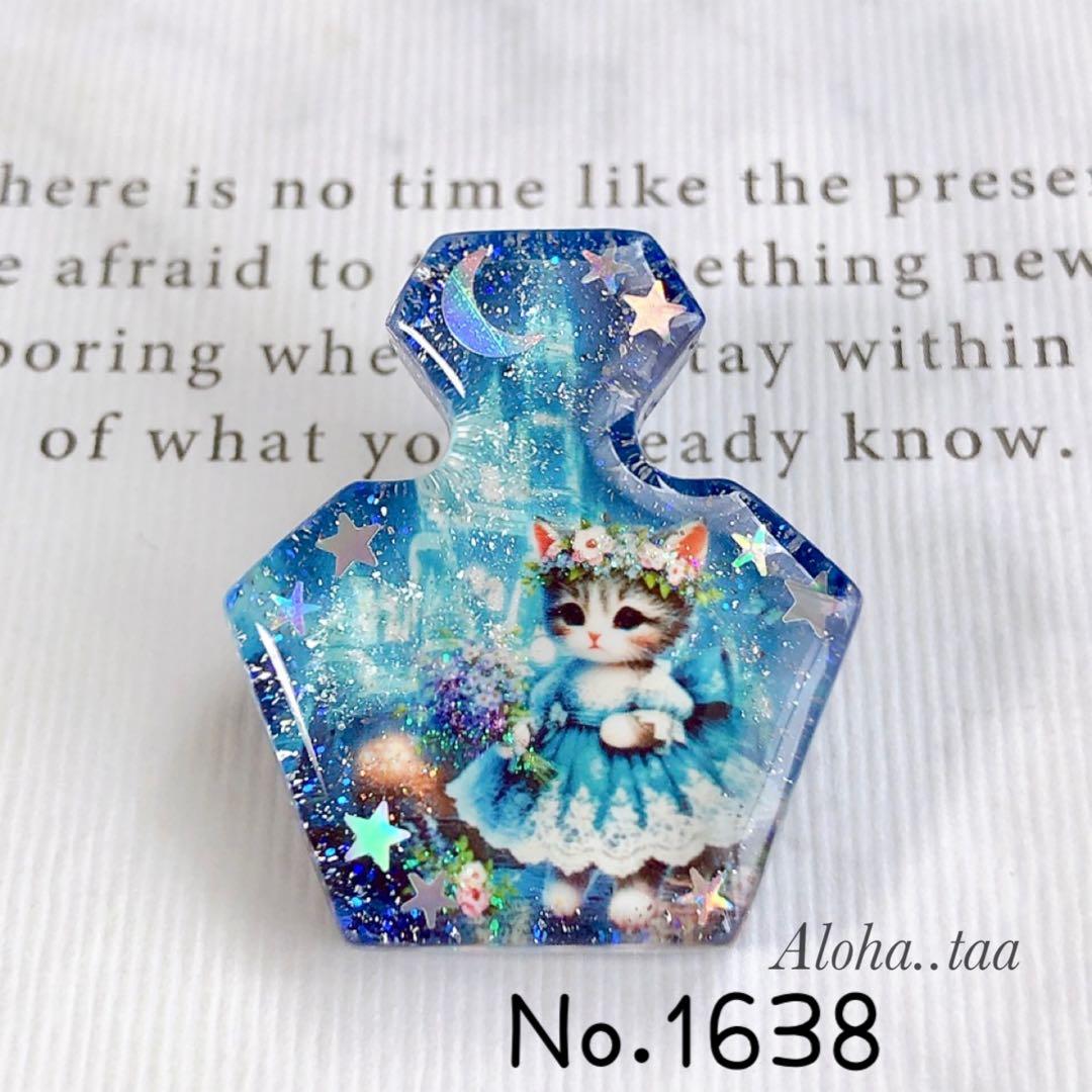 同梱100円引❤️No.1638 レジン ヘアゴム ♡ 猫 ネコ ねこ ♡