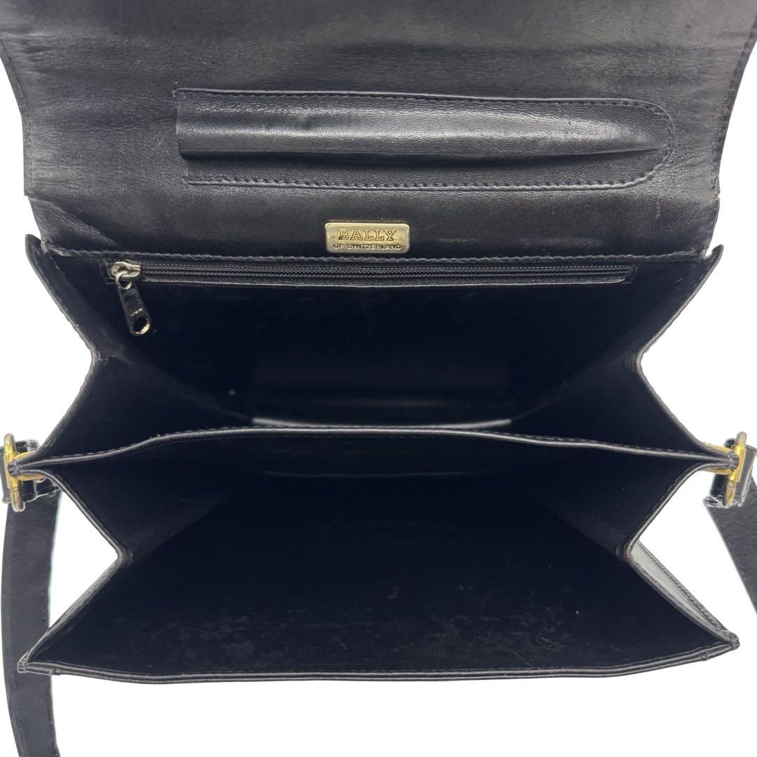BALLY バリー レザー ショルダーバッグ クロスボディ メンズ ヴィンテージ