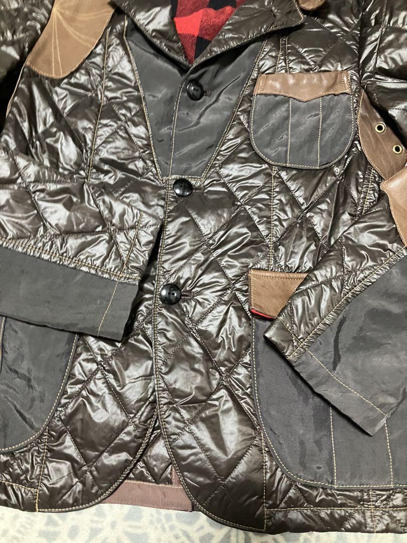 junya watanabe man 09AW キルティング　ナイロンテーラード