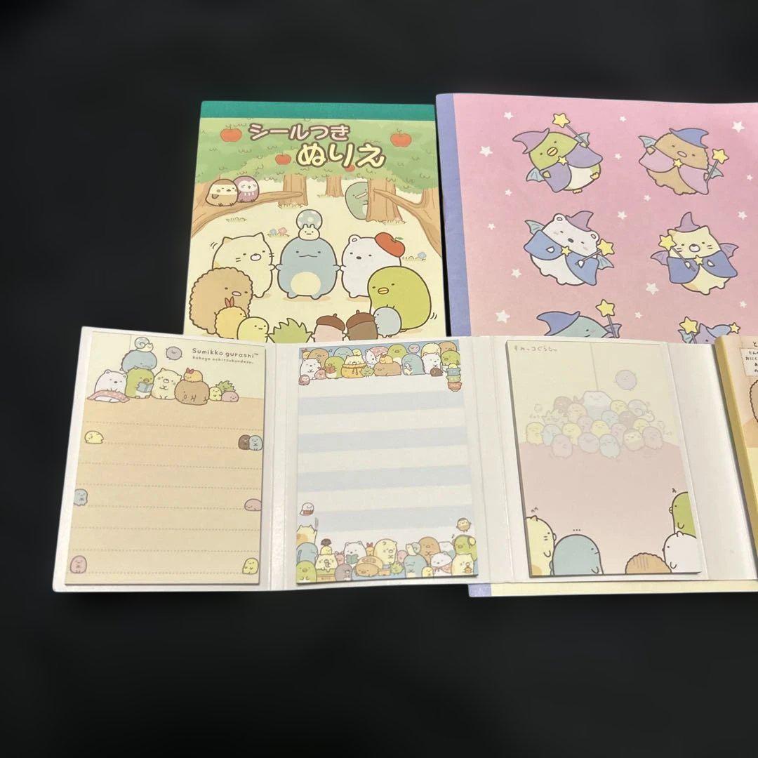 お気に入り 未使用 美品 すみっコぐらし 塗り絵 ノート メモ帳 文房具 ノート・メモ帳