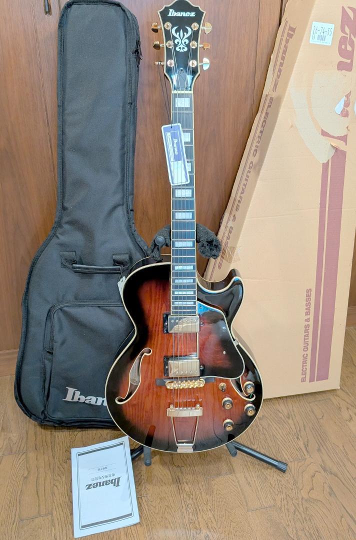 定価154000円　美品 Ibanez AG95QA-DBS エレキギター
