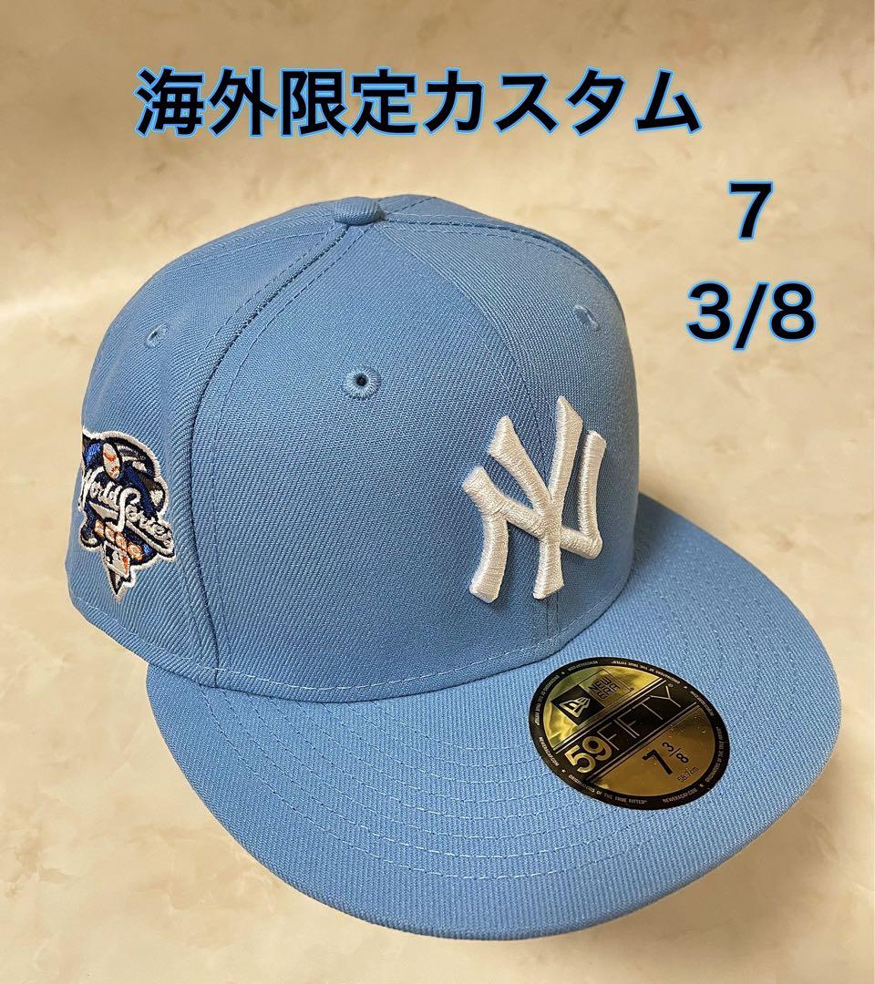 海外カスタム ニューヨーク ヤンキース ニューエラ スカイブルー