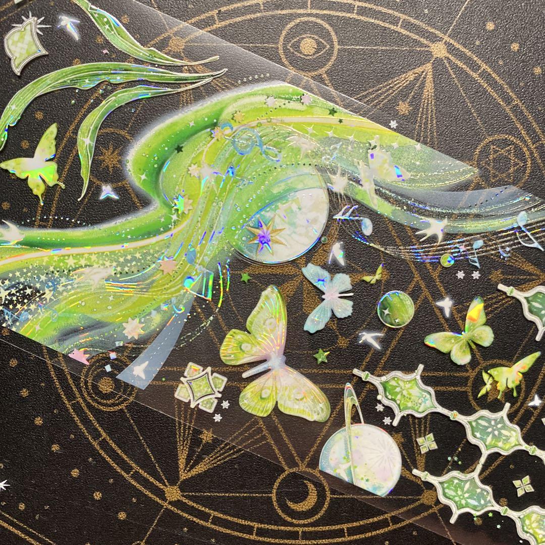 8208】海外 マステ 中古巻 貝殻光マスキングテープ - メルカリ