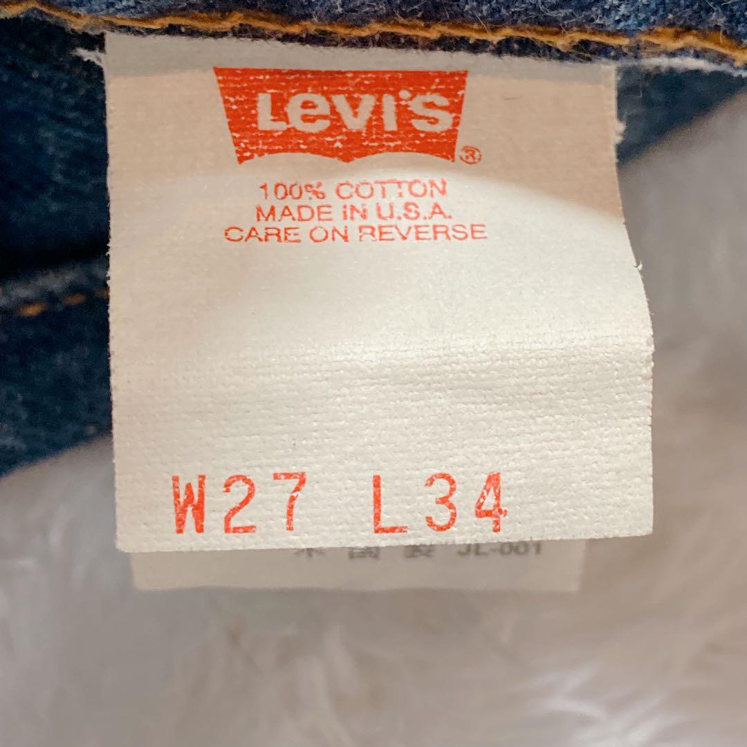 MADE IN USA LEVIS517 濃紺 フレア サイズW27/L34