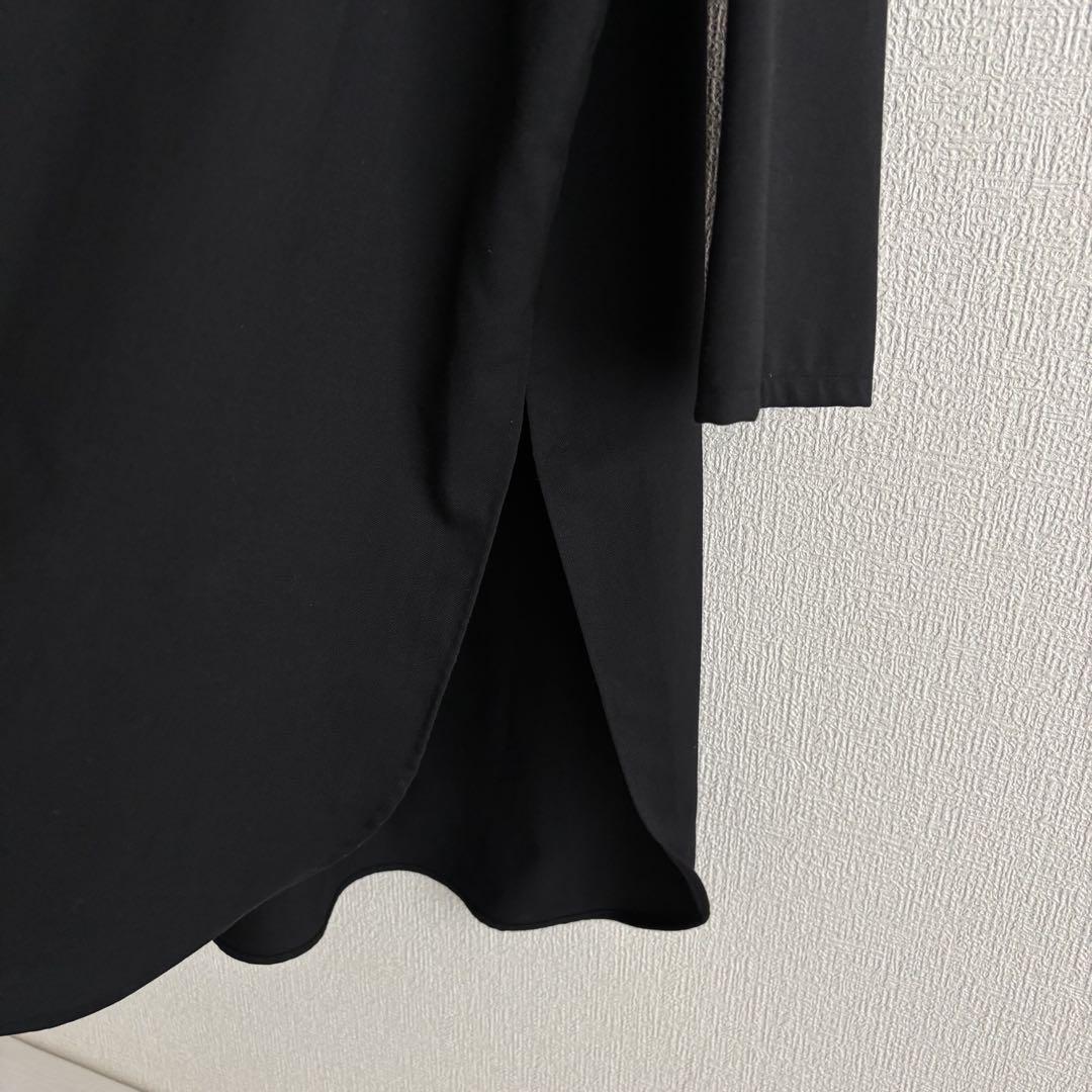 mizuiro ind バンドカラーロングシャツ+パンツ
