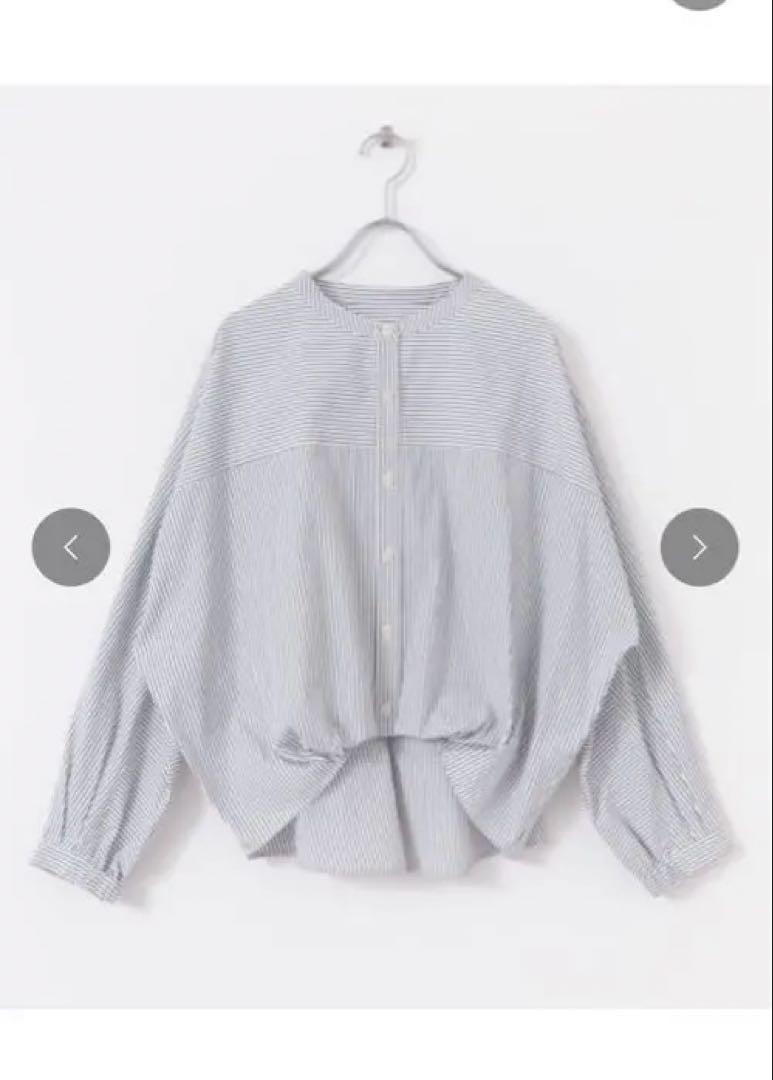 Sonny Label フロントタックバンドカラーシャツトップス