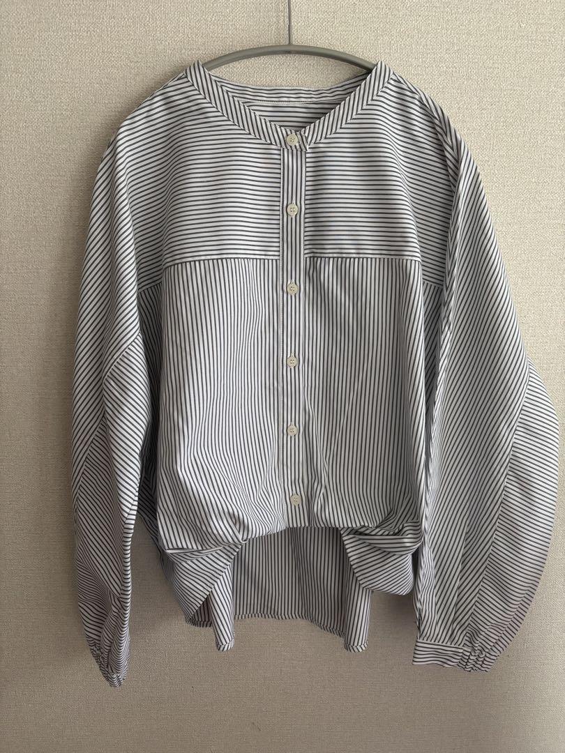 Sonny Label フロントタックバンドカラーシャツ
