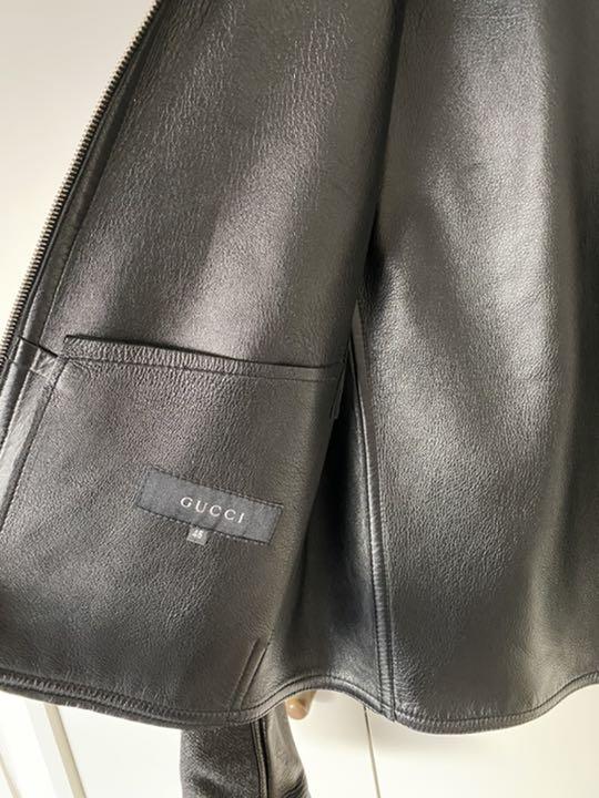 週末につき最終値下げします レザージャケット メンズ zvHRu-m62057531427 美品 グッチ 定番高品質