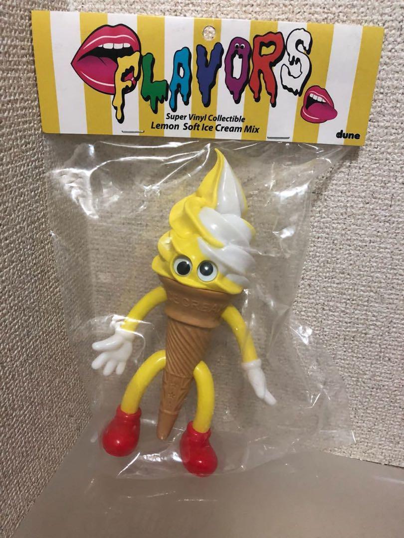 dune FLAVORS レモンソフトアイスクリームミックス　ソフビフィギュア