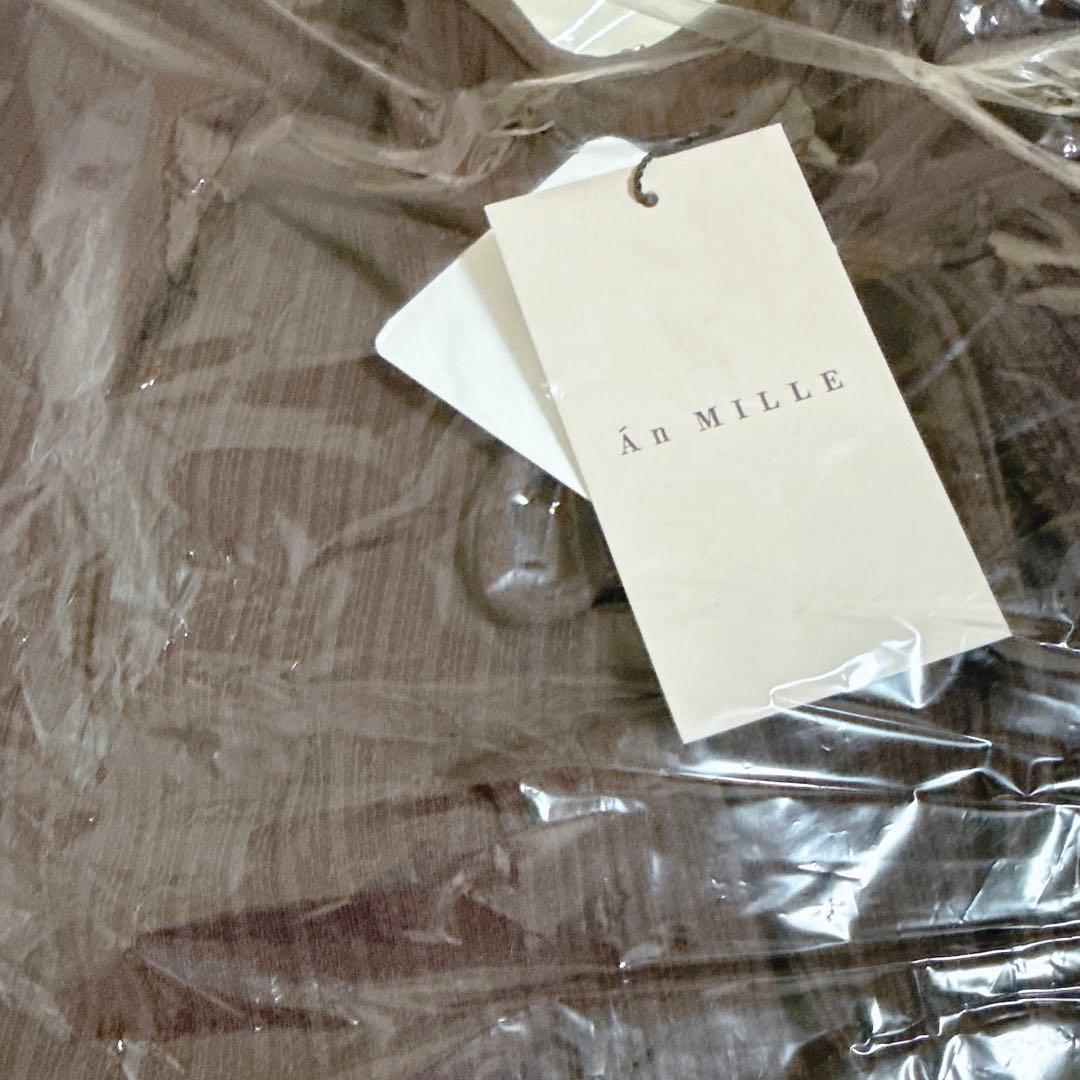 【新品】ボレロセットチェックシフォンワンピース ブラウン AnMILLE ボレロセットチェックシフォンワンピース｜evelyn（エブリン