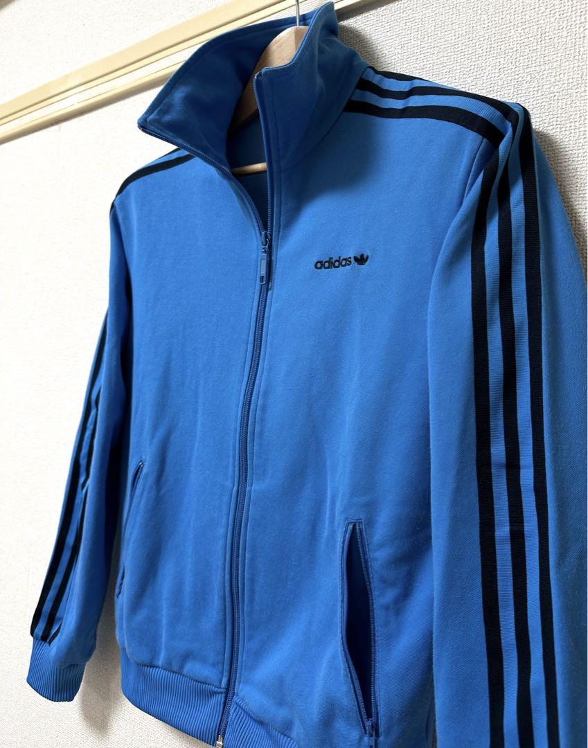 超希少 レアカラー adidas アディダス 青 トラックジャケット ジャージ