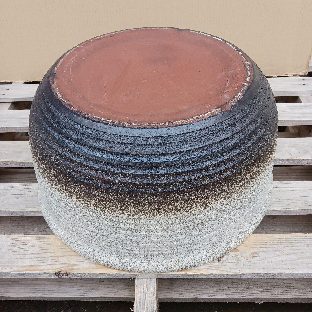 新品　∅50　陶器　睡蓮鉢　特大　メダカ鉢　白　ホワイト　ルーバー　高級　LWH 新品 ∅50 陶器 睡蓮鉢 特大 メダカ鉢 白 ホワイト ルーバー
