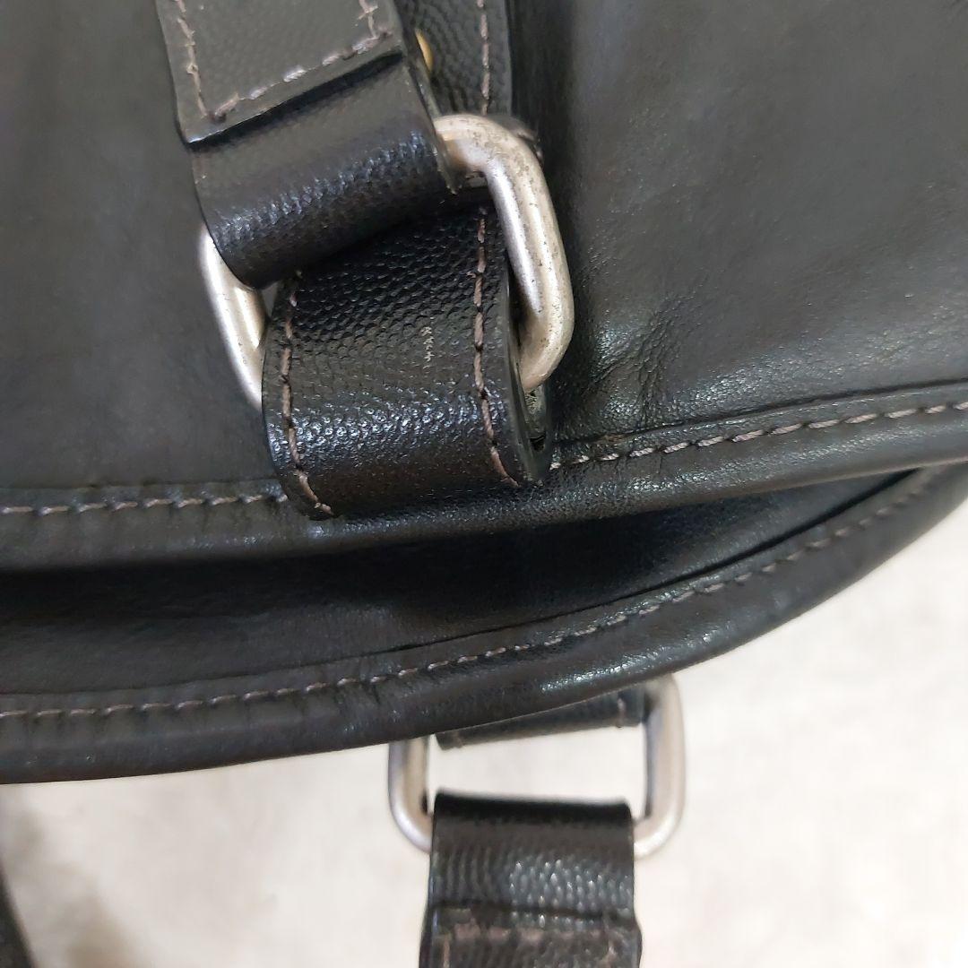 Paul Smith　ポールスミス　A4　シボ革　ブラック　肩掛け　本革