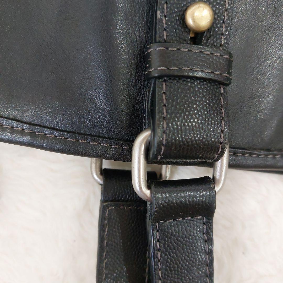 Paul Smith　ポールスミス　A4　シボ革　ブラック　肩掛け　本革